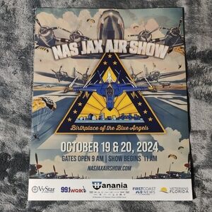 🎉4/$20 Source Unknown NAS JAX Air Show Poster